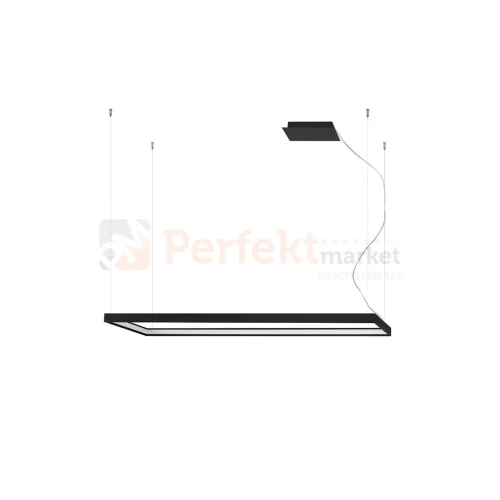 Lampa wisząca LED TUULA L czarna 130 cm Thoro 2 perfektmarket.webp