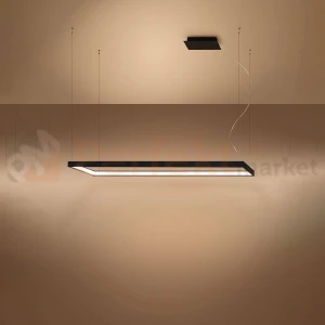 Lampa wisząca LED TUULA L czarna 130 cm 3000K Thoro TH.166