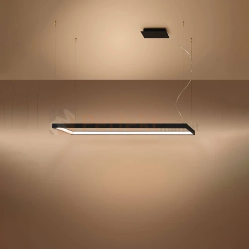Lampa wisząca LED TUULA L czarna 130 cm 3000K Thoro TH.166 perfektmarket.webp