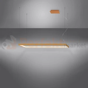 Lampa wisząca LED TUULA L złota 130 cm 4000K Thoro TH.170
