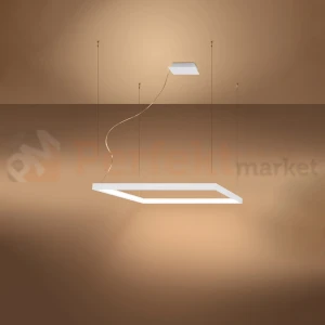 Lampa wisząca LED NELYA M biała 80 cm 3000K Thoro TH.147