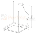 Lampa wisząca LED NELYA Thoro 80cm wymiary perfektmarket.webp