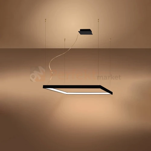 Lampa wisząca LED NELYA M czarna 3000K 80 cm Thoro TH.148  perfektmarket.webp