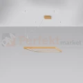 Lampa wisząca LED NELYA M złota  80cm Thoro perfektmarket.webp