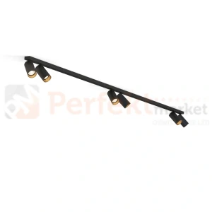 Lampa sufitowa na listwie szynie MONO czarno złota VI 7770 Nowodvorski