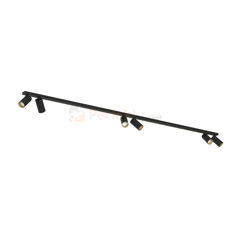 Lampa sufitowa na listwie szynie MONO czarno złota VI 7770 Nowodvorski perfektmarket.webp