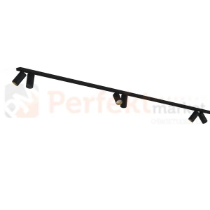 Lampa sufitowa na listwie szynie MONO czarno złota VIII 2x200cm 7701 Nowodvorski