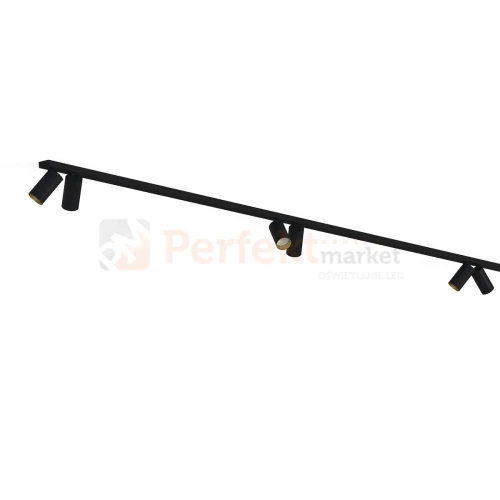 Lampa sufitowa na listwie szynie MONO czarno złota VIII 2x200cm 7701 1 Nowodvorski.webp