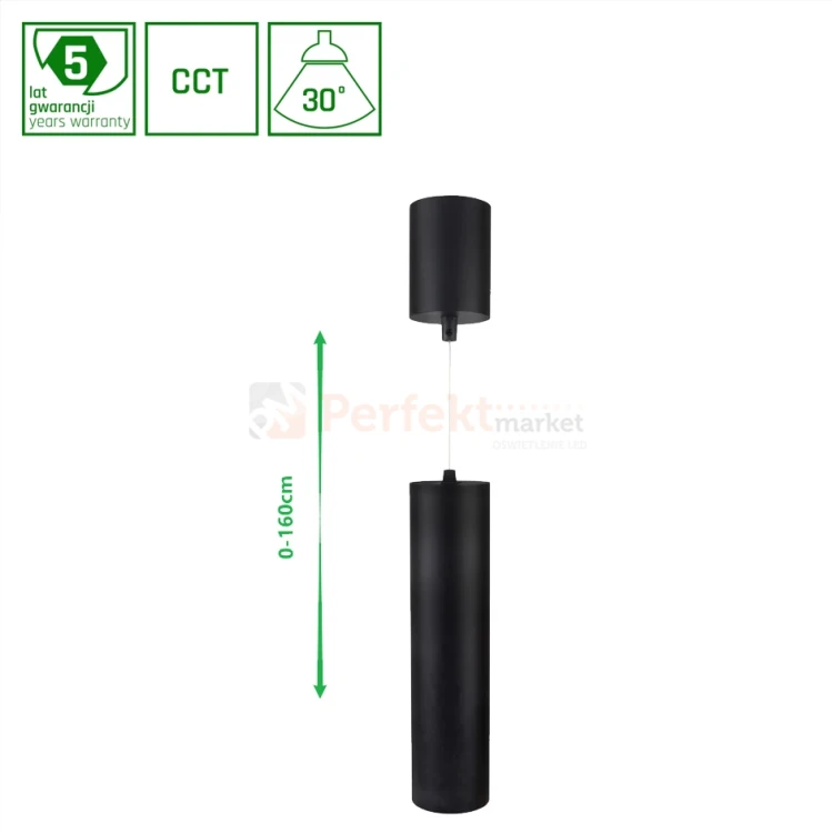 lampa wisząca z regulacją wysokości 11W hangit multiway M CCT 1 perfektmarket.webp