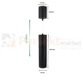 lampa wisząca z regulacją wysokości 11W hangit multiway M CCT wymiary perfektmarket.webp