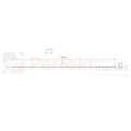 Lampa ścienna kinkiet SPIN LED L 4000K 10622 120 cm czarny wymiary perfektmarket.webp