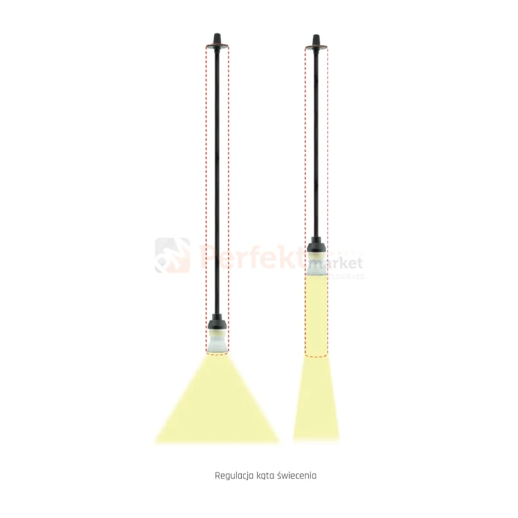 oprawa wisząca tuba wąska MADARA SLIM MR11 GU10 czarna 5 perfektmarket.webp