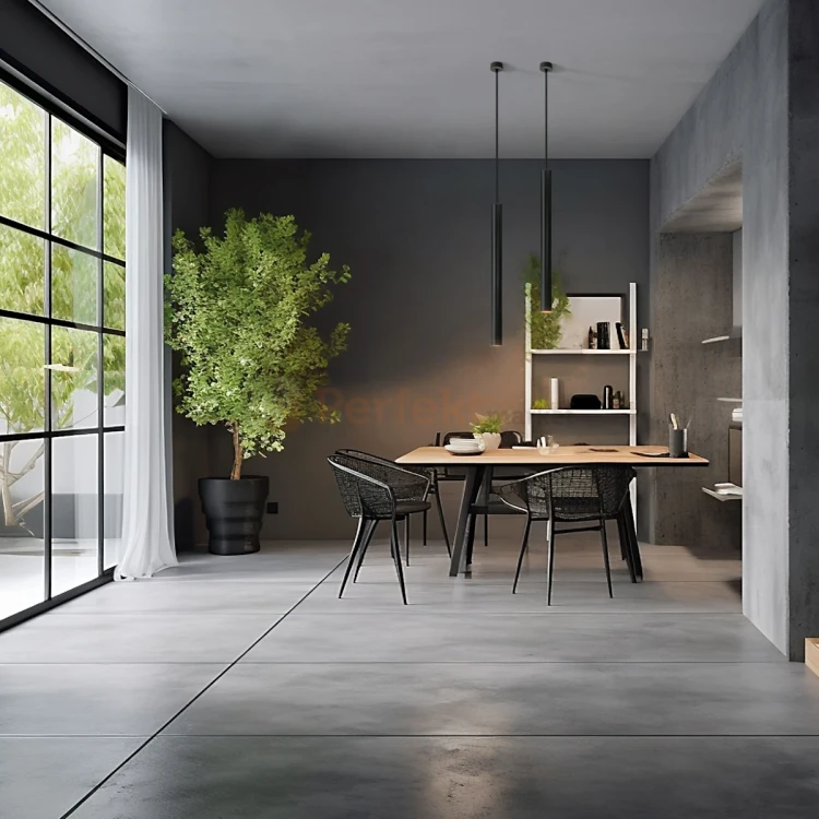 oprawa wisząca tuba wąska MADARA SLIM MR11 GU10 czarna aranżacja perfektmarket.webp