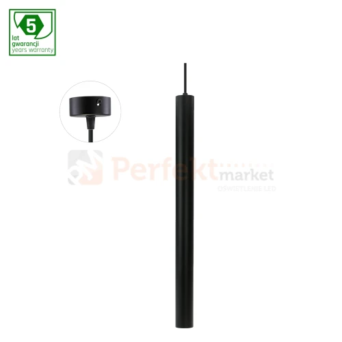 oprawa wisząca tuba wąska MADARA SLIM MR11 GU10 czarna perfektmarket.webp