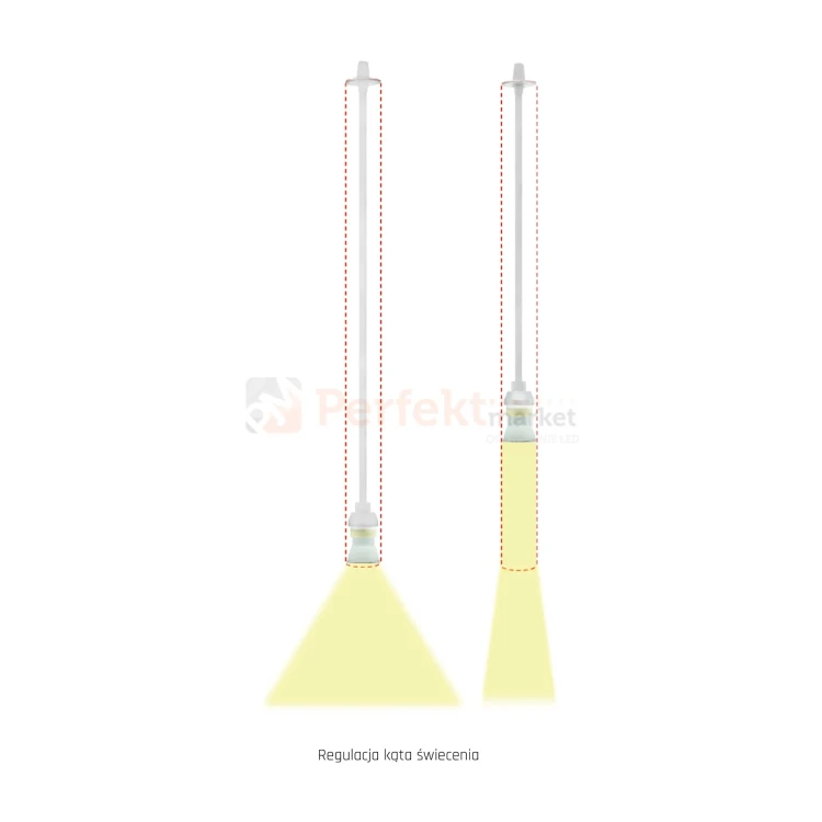 oprawa wisząca tuba wąska MADARA SLIM MR11 GU10 biała 6 perfektmarket.webp