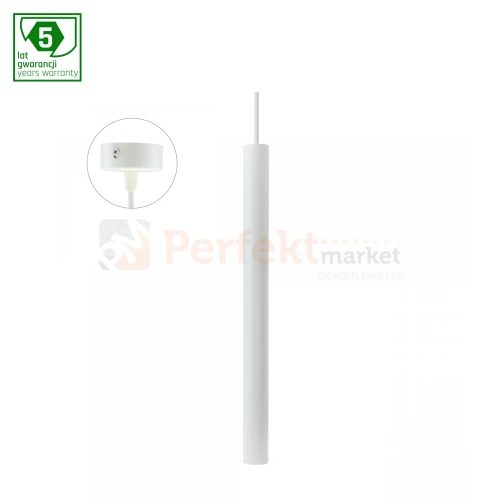 oprawa wisząca tuba wąska MADARA SLIM MR11 GU10 biała perfektmarket.webp