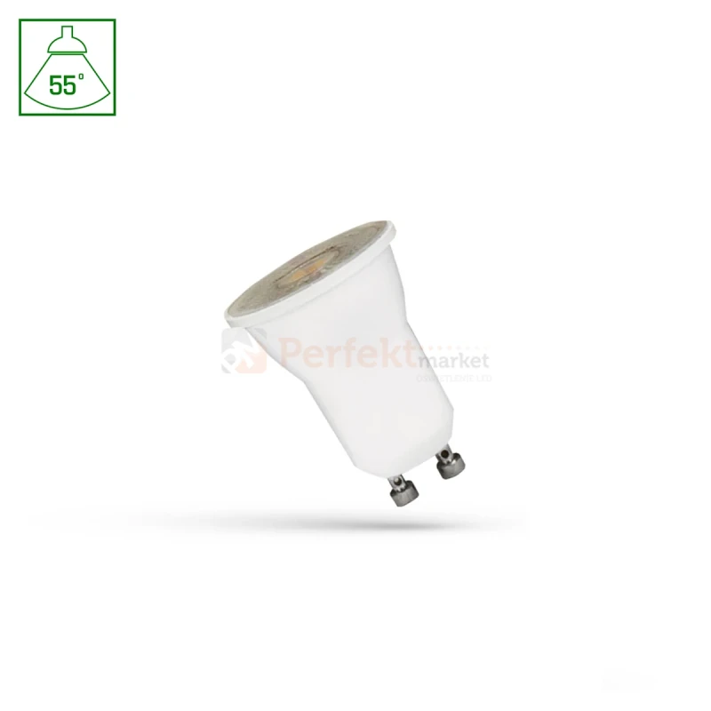 żąrówka led GU11 GU10 mr11 mała 230V spectrumLED wymiary perfektmarket.webp