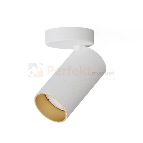 Lampa sufitowa spot regulowany MONO I biało złota 7771 2 perfektmarket.webp