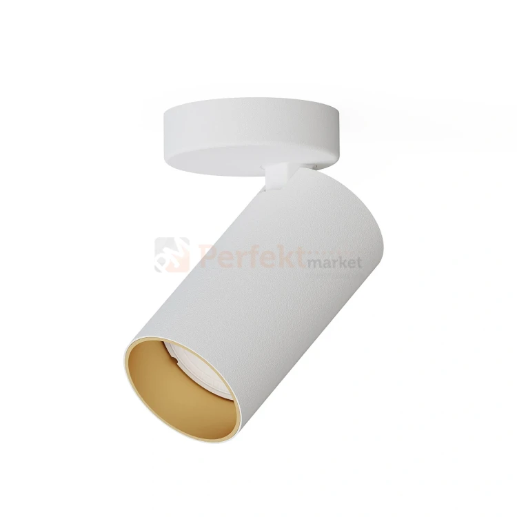 Lampa sufitowa spot regulowany MONO I biało złota 7771 2 perfektmarket.webp