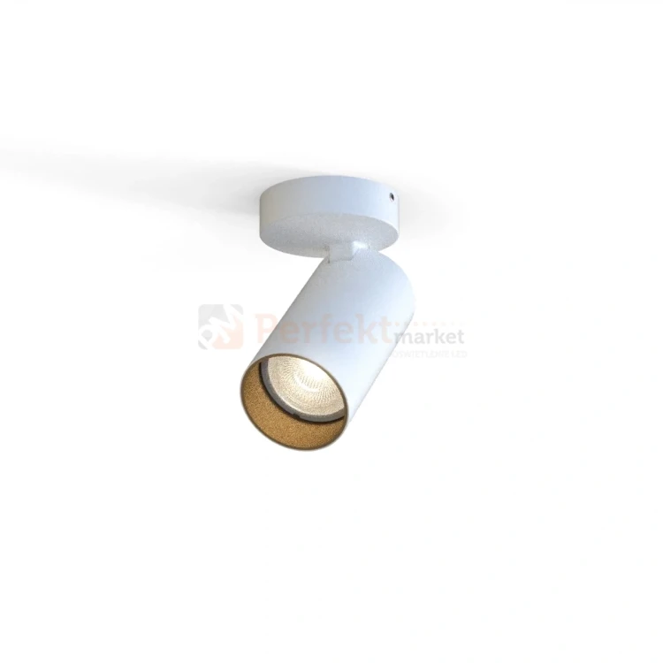 Lampa sufitowa spot regulowany MONO I biało złota 7771 5 perfektmarket.webp