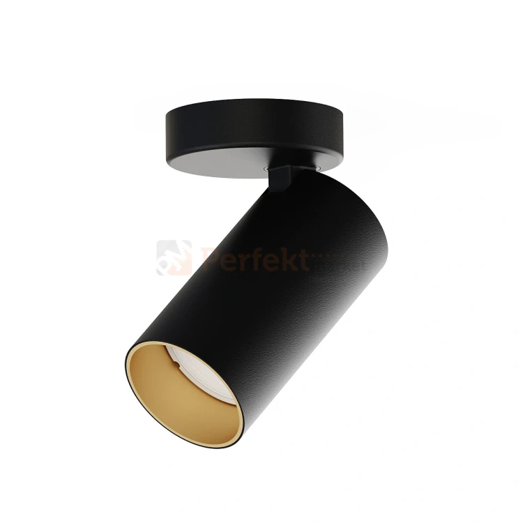 Lampa sufitowa spot regulowany MONO I czarno złoty 7763 2 perfektmarket.webp