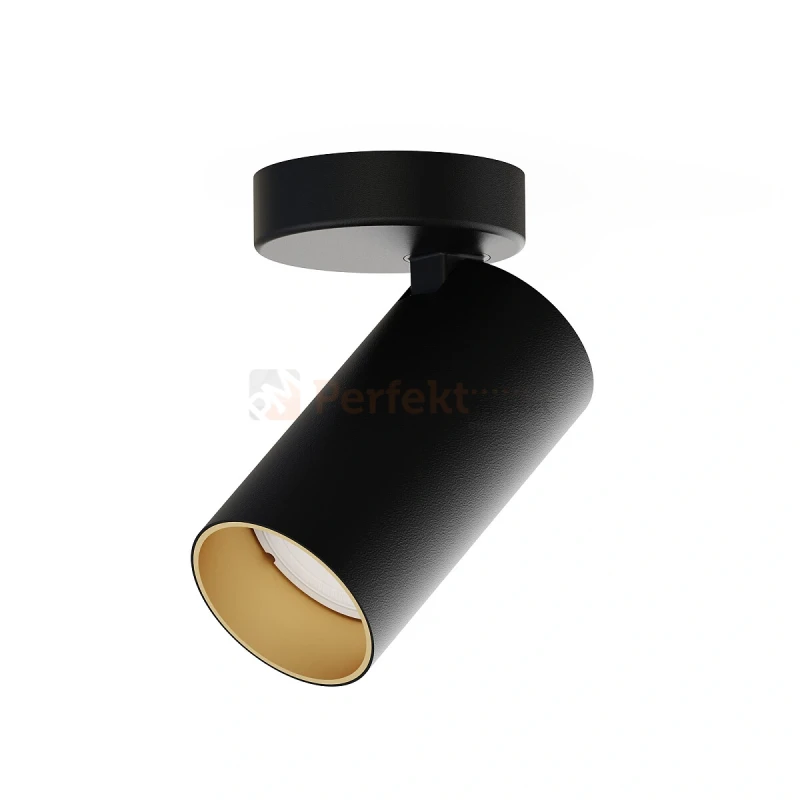 Lampa sufitowa spot regulowany MONO I czarno złoty 7763 perfektmarket.webp