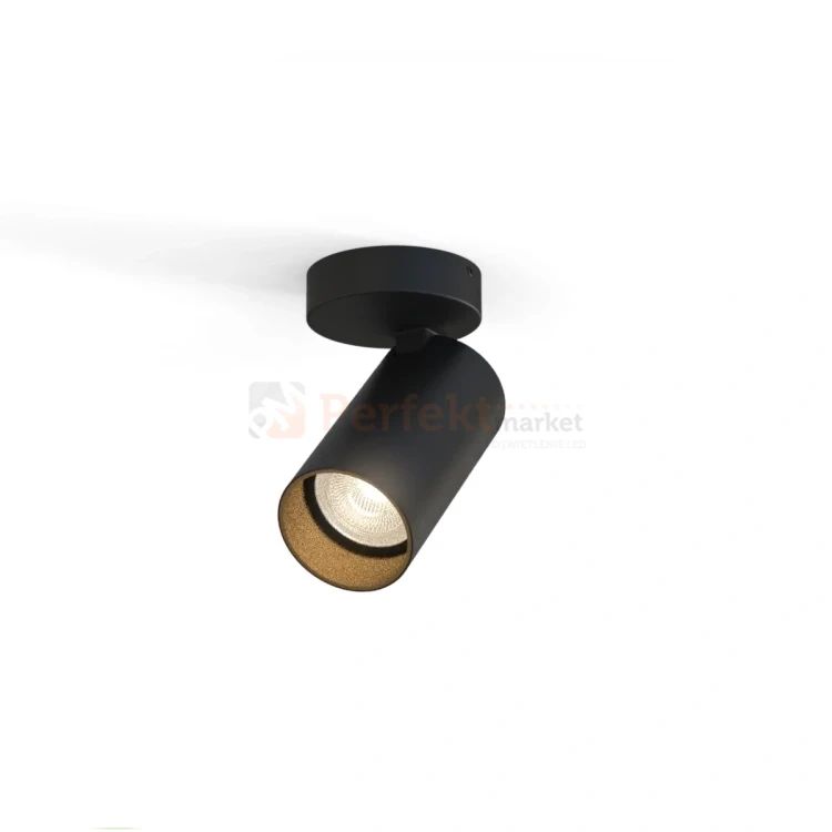 Lampa sufitowa spot regulowany MONO I czarno złoty 7763 5 perfektmarket.webp