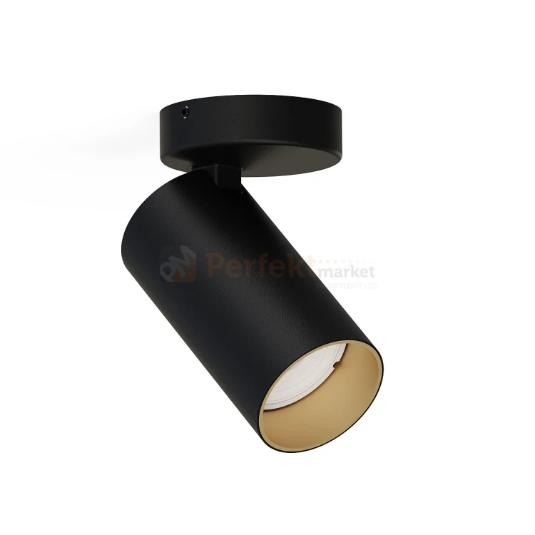 Lampa sufitowa spot regulowany MONO I czarno złoty 7763 perfektmarket.webp