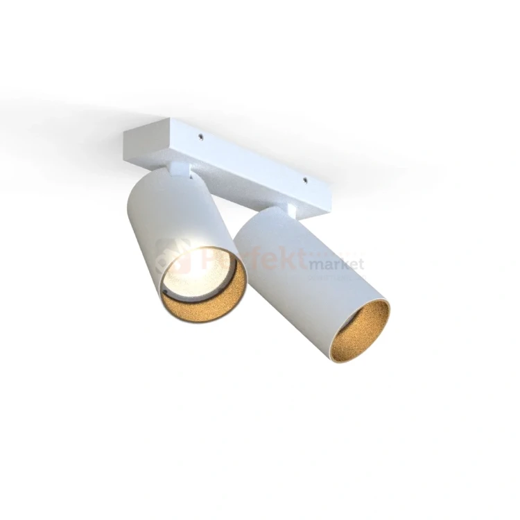 Lampa sufitowa spot regulowany MONO II biało złota 7744 6 perfektmarket.webp
