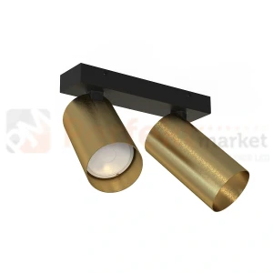 Lampa sufitowa spot regulowany MONO II mosiądz 7782