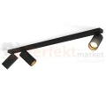 Lampa sufitowa spot regulowany listwa MONO III czarno złota 7767 3 perfektmarket.webp