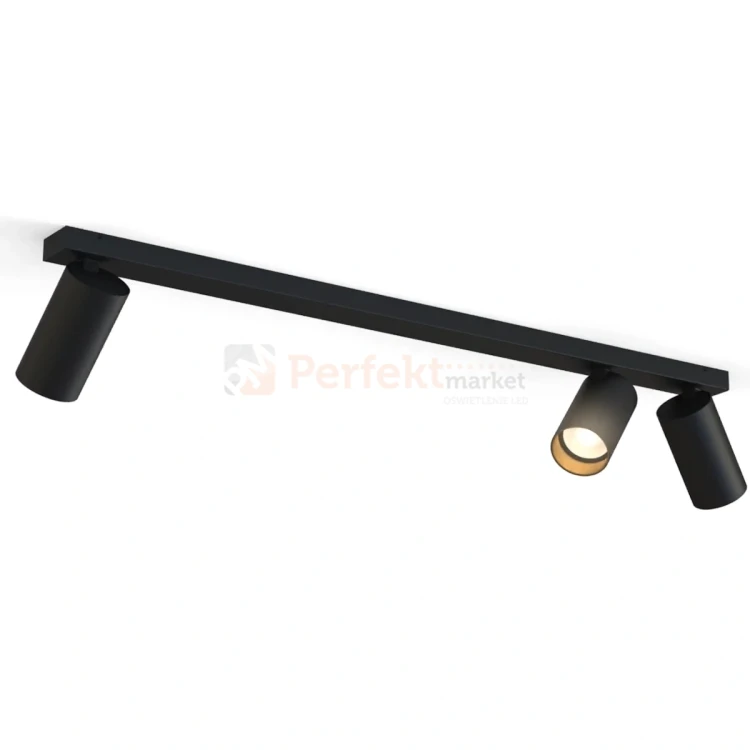 Lampa sufitowa spot regulowany listwa MONO III czarno złota 7767 2 perfektmarket.webp