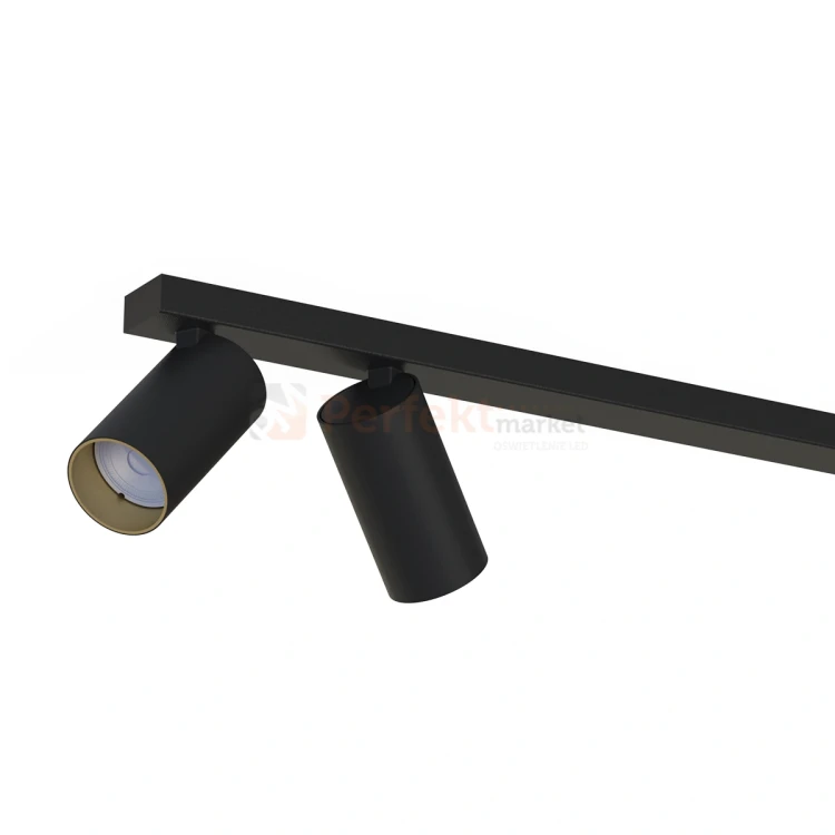 Lampa sufitowa spot regulowany listwa MONO III czarno złota 7767 4 perfektmarket.webp