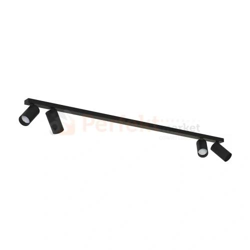 Lampa sufitowa spot regulowany listwa MONO IV czarna 7843 perfektmarket.webp