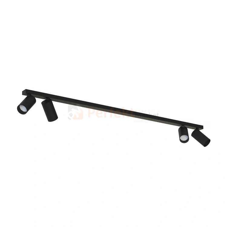 Lampa sufitowa spot regulowany listwa MONO IV czarna 7843 perfektmarket.webp