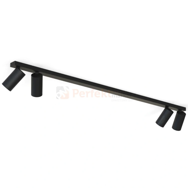 Lampa sufitowa spot regulowany listwa MONO IV czarna 7843 2 perfektmarket.webp