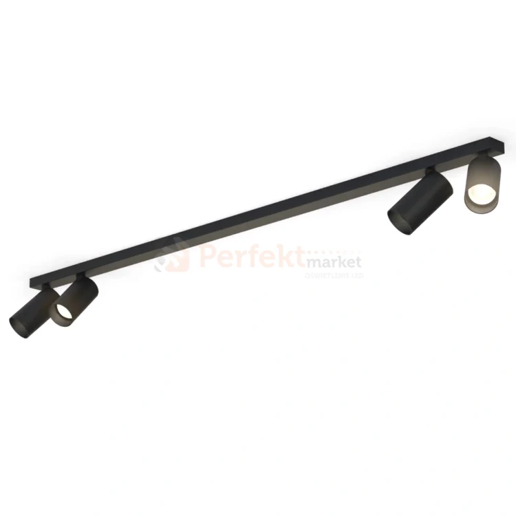 Lampa sufitowa spot regulowany listwa MONO IV czarna 7843 3 perfektmarket.webp