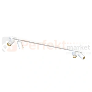 Lampa sufitowa spot regulowany MONO IV biało złoty 7776
