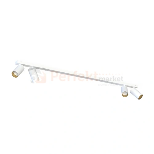 Lampa sufitowa spot regulowany listwa MONO IV biało-złota 7776 perfektmarket.webp