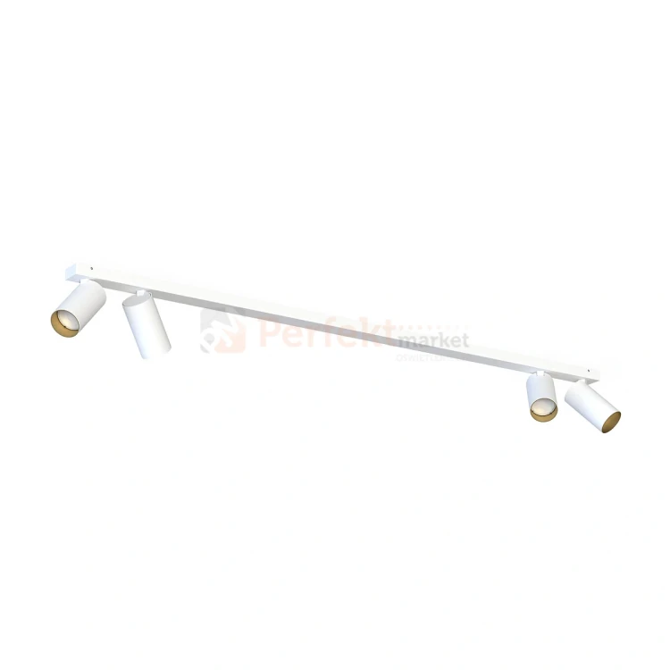 Lampa sufitowa spot regulowany listwa MONO IV biało-złota 7776 perfektmarket.webp