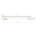 Lampa sufitowa spot regulowany listwa MONO IV wymiary perfektmarket.webp