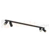 Lampa sufitowa spot regulowany listwa MONO IV czarno-złota 7768 perfektmarket.webp