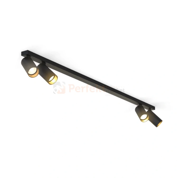 Lampa sufitowa spot regulowany listwa MONO IV czarno-złota 7768 1 perfektmarket.webp