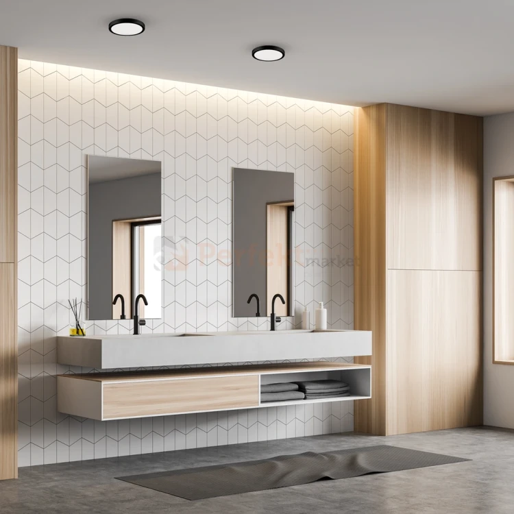 plafon LED VERA IP65 18W EKP0471 czarny 4000K aranżacja perfektmarket.webp