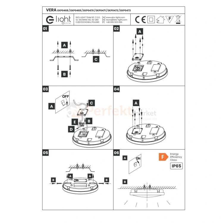 plafon LED VERA IP65 instrukcja montażu.webp