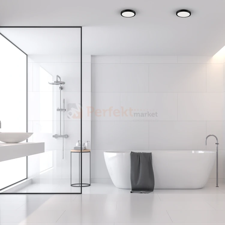 plafon LED VERA IP65 12W EKP0469 czarny 4000K aranżacja perfektmarket.webp