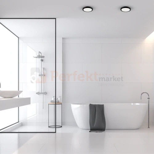 plafon LED VERA IP65 12W EKP0469 czarny 4000K aranżacja perfektmarket.webp