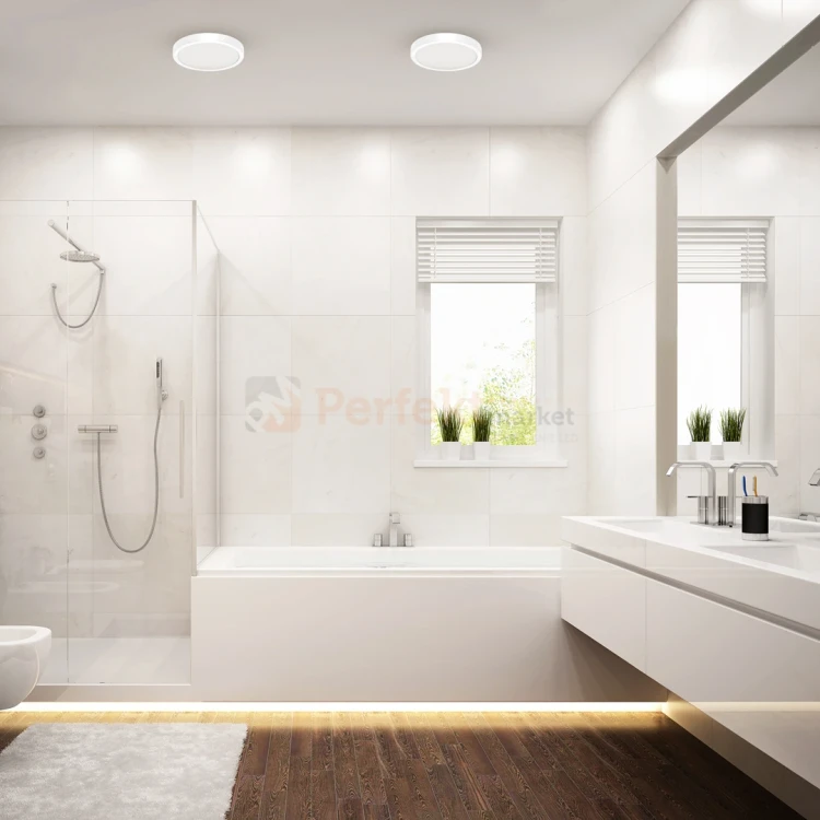 plafon LED VERA IP65 12W EKP0468 biały 4000K aranżacja 1 perfektmarket.webp