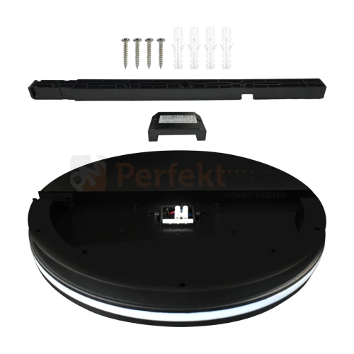 Plafon LED IP54 Marlon 18W 4000K Czarny IP54 uchwyt perfektmarket.webp