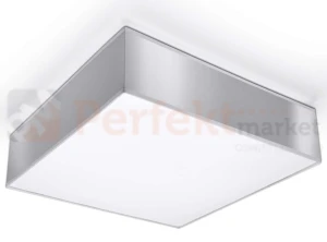 Nowoczesna Kwadratowa Lampa sufitowa Plafon Horus 35 Szary